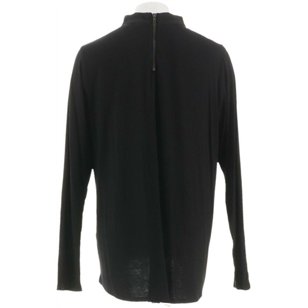 Lisa Rinna Collection Banded Neck Long Sleeve Top - Picture 3 of 5